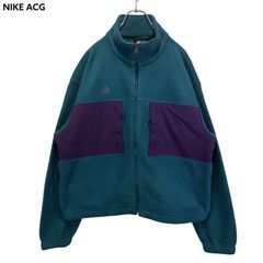 NIKE ACG Logo Embroidery Zip-up Fleece Jacket ナイキ エーシージー フリースジャケット 刺繍ロゴ 古着