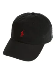 POLO RALPH LAUREN (ポロラルフローレン) コットン ワンポイント キャップ RL710548524 ブランド (ブラック)