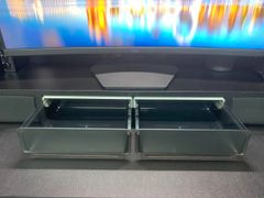 黒 ニトリ ガラス天板センターテーブル ノート 4 110TP BK - メルカリ