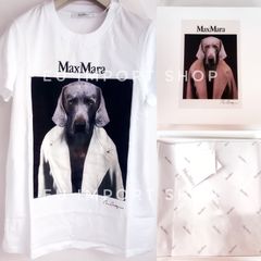 【MAX MARA】PEIRAK ビスコース ジャージー ボクシー Tシャツ MAX MARA PEIRAK ビスコース ジャージー ボクシー Tシャツ