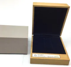 3555 【未使用】希少 SEIKO SUPERIOR セイコー スーペリア TWIN QUARTZ 木製ケース デッドストック 当時物 化粧箱