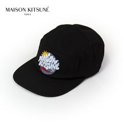 MAISON KITSUNE メゾンキツネ メンズ クラウドバスター 5P キャップ MM06110WW0095 P199 キャップ メンズ レディース 男女兼用 帽子 フォックスヘッド 