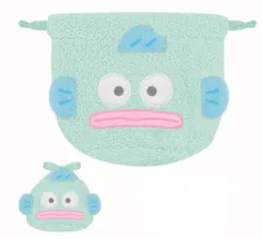 カミ【送料無料】【サンリオキャラクターズ】ダイカット巾着【ハンギョドン】【ポーチ】【ケース】【小物入れ】【袋】【収納】【きんちゃく】【雑貨】【グッズ】【かわいい】