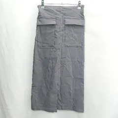 ◇ Θ◎●未使用● KOBE LETTUCE ウエストゴム ロング ストレッチ ロング タイト スカート サイズM グレー レディース E  【1502060026475】
