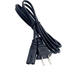 新品 1本入り メガネ電源ケーブル 2ピンソケット(メス) 2ピンプラグ(オス) 1.5m ACコンセント コネクタ アース線無し