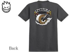 ★数量限定★人気★SPITFIRE(スピットファイアー) BURNOUT 22224 Tシャツ チャコール Lサイズ 送料無料  スケートボード スケボー