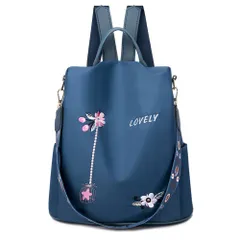 ☆ ブルー ☆ リュック レディース 防犯 2way pmybag0211 リュック レディース 2way リュックサック バックパック バッグ バック ママリュック マザーズリュック おしゃれ かわいい 通勤 通学 女子 はっ水 撥水 シンプル 大人 可愛い