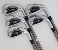 ●訳有激安！2021年モデル！キャロウェイ　APEX DCB☆エイペックス DCB アイアン　5本セット　Steel Fiber i80カーボン　R（79142