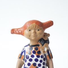 希少 リサ・ラーソン（Lisa Larson）グスタフスベリ 長くつ下のピッピ（Pippi Långstrump）