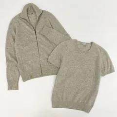 超希少 BALLANTYNE バランタイン ポンチョ ケープ カシミヤ100% BALLANTYNE（バランタイン）カシミヤ100％/Vネックニット/グレー