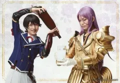 【中古】生写真(男性) 阪本奨悟(堀川国広)・高橋健介(蜂須賀虎徹)/横型・膝上・キャラクターショット/「ミュージカル 『刀剣乱舞』 ～幕末天狼傳 2020～」ランダムブロマイド 戦闘ver.