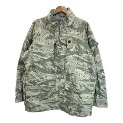 00年代 米軍実物 U.S.AIRFORCE APECS GORETEX パーカージャケット ミリタリー ABUカモ (メンズ X-LARGE LONG) 中古 古着 S4659