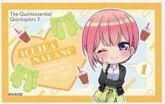 【中古】食玩 ステッカー・シール 中野一花(横/デフォルメ) 「五等分の花嫁∬ デコステッカー ガムつき」