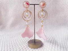 桜輝くゆらキラピアス/イヤリング