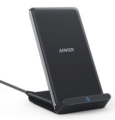 【人気商品】各種対応 Galaxy 14シリーズ / / 15シリーズ 最大10W出力 16シリーズ iPhone Qi認証 ワイヤレス充電器 (ブラック) Stand 10 PowerWave Anker