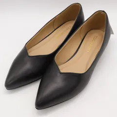 リバティドール パンプス フラットシューズ 未使用 靴 シューズ 黒 レディース LLサイズ ブラック LIBERTYDOLL 【中古】