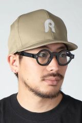 RACAL ラカル RL-25-1381 "R" Round Logo EMB Empire Cap ラウンドロゴ"R"刺繍エンパイアキャップ BEIGE 正規通販 メンズ