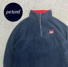 P637 古着　フリース　ハーフジッププルオーバー　USA製