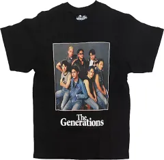 【中古】Tシャツ GENERATIONS WONDER SQUARE フォトTシャツ ブラック Mサイズ 「GENERATIONS LIVE TOUR 2022 “WONDER SQUARE”」