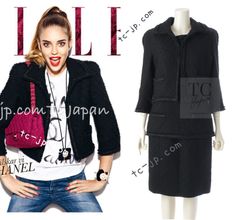 93万 シャネル ジャケット CHANEL ブラック 黒 シルク ブレイド