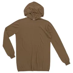 RICK OWENS リックオウエンス Ls Hoody RU19S2623 C 125 メンズ ニット 薄手 フード 長袖 リブ プルオーバー 無地 マスタード ブラウン系のサムネイル