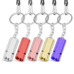 ホイッスル 笛 防災 救援 PolySky ネックストラップ付き アウトドア 学校 ジム キャンプ ハイキング 生存 コーチ 審判 装備 ライフガード