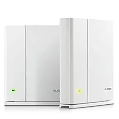 【中古】(未使用･未開封品)エレコム メッシュ WiFiルーター 無線LAN 867 + 400 Mbps デュアルバンド 親機+中継器セット e-Mesh 日本メーカー 【iPhone11 / iPhoneSE2 メー