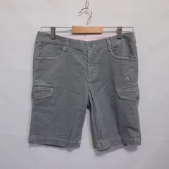 古着 レディースM(63) アディダス ストレッチコーデュロイ ハーフパンツ
