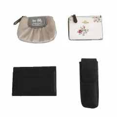 コーチ 財布 COACH カードケース コインケース ペンケース 4点セット レザー メンズ レディース 【中古】