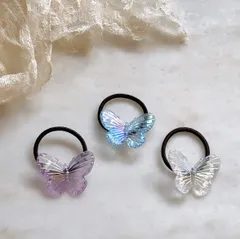 蝶々ヘアゴム3点セット