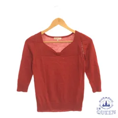 【訳アリ】 ROPE' PICNIC ロペピクニック トップス ブラウス シンプル お洒落 七分丈 レディース レッド 38 901-10448 送料無料 古着