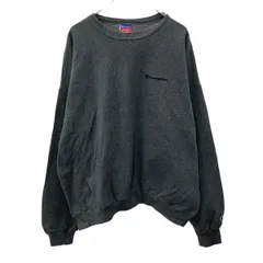 Champion 無地 スウェット トレーナー XXL チャコールグレー チャンピオン 裏起毛 ワンポイントロゴ 古着卸 アメリカ仕入 a709-5208