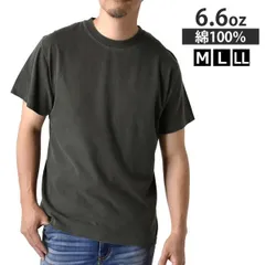 半袖Tシャツ《ヴィンテージブラック》新品 未使用 メンズ ヘビーウェイト 無地 6.6オンス プレミアムガーメントダイTシャツ ビンテージ加工 厚手Tシャツ 綿100％ ピグメント加工 古着風【A3M】【メール便2】ファッション メンズ M L XL 夏
