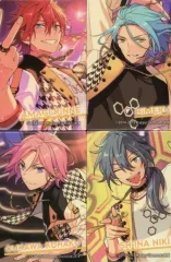 【中古】バッジ・ピンズ Crazy：B スクエアバッジ4個セット 「あんさんぶるスターズ!!」 ローソン・Loppi・HMV限定