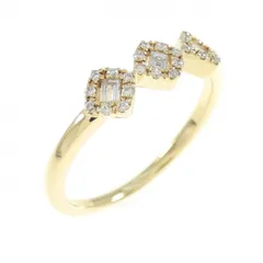 ベルシオラ♡ダイヤモンドフラワーVリング♡K18♡廃盤品