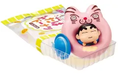 【中古】トレーディングフィギュア 3.あま～いドーナツをくぐるぞ 「クレヨンしんちゃん ゴロっと満足フィギュア～おつやパーティーだゾ～」