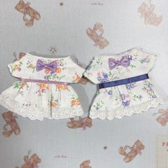 ぬいぐるみ服 ワンピース お揃い ぬい服  2点セット