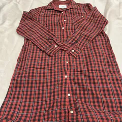 アーノルドパーマー　シャツワンピース　長袖　赤チェック　サイズ3 秋服