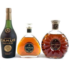 3本 COURVOISIER REMY MARTIN CAMUS コニャック 3本 REMY MARTIN CAMUS COURVOISIER コニャック ブランデー