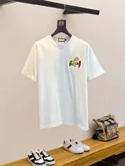 【今日特価】GUCCI 2025SS 刺繍 LOGO ショートスリーブ