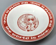 【中古】皿・ボウル [単品] 古奈菜子 菜子の毎日カレー皿 「Switchソフト 世界征服彼女 ファミ通DXパック 3Dクリスタルセット」 同梱特典