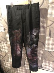 LAD MUSICIAN ラッドミュージシャン SLIM SLACKS スラックスパンツ サイズ44 ブラック　FK