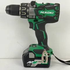 ЗЗHiKOKI ハイコーキ 36v 13mm 充電式振動ドライバドリル バッテリー×1付 ※充電器なし DV36DA グリーンのサムネイル