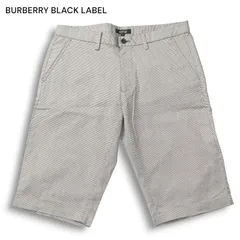 バーバリーブラックレーベル メンズ ハーフパンツ ショートパンツ 白 M 未使用 BURBERRY バーバリーブラックレーベル ハーフパンツ ショート