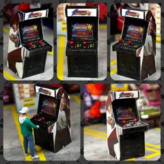 1/64スケール アーケードゲーム機 格闘ゲーム ジオラマ