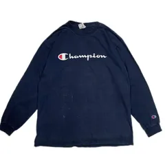 Lsize Champion big logo TEE チャンピオン ロゴ 長袖 24032207