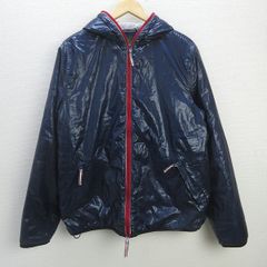 G■ビームス/BEAMS HEART ナイロンジャケット/中綿【XL】紺/men's/59【中古】■