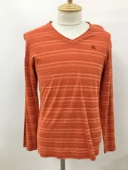バーバリーブラックレーベル BURBERRY BLACK LABEL 長袖Tシャツ Vネック 3 日本製 2503WR059