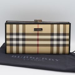Burberry 3つ折り財布 コンパクトウォレット PVC ノバチェック 美品