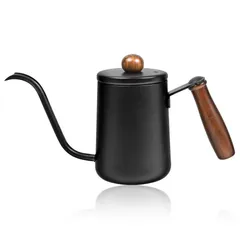 ★コーヒーポット ドリップポット 直火 対応 蓋付き　目盛り付き　保温 細口 ケトル